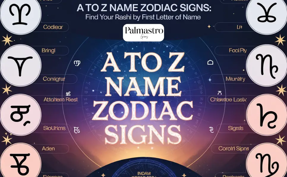 A to Z Name Zodiac Signs: Find Your Rashi by First Letter of Name
