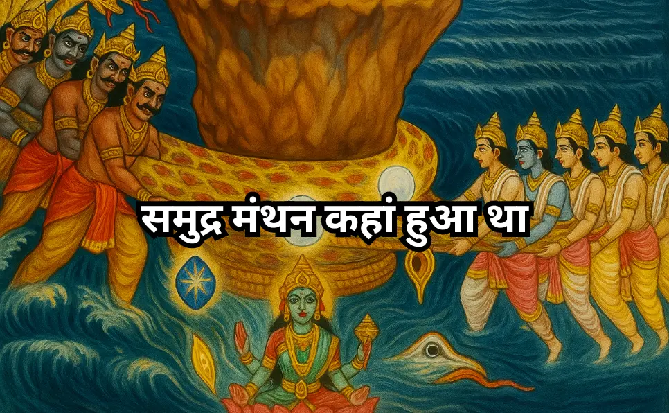 समुद्र मंथन कहां हुआ था | Samudra Manthan Kahan Hua Tha