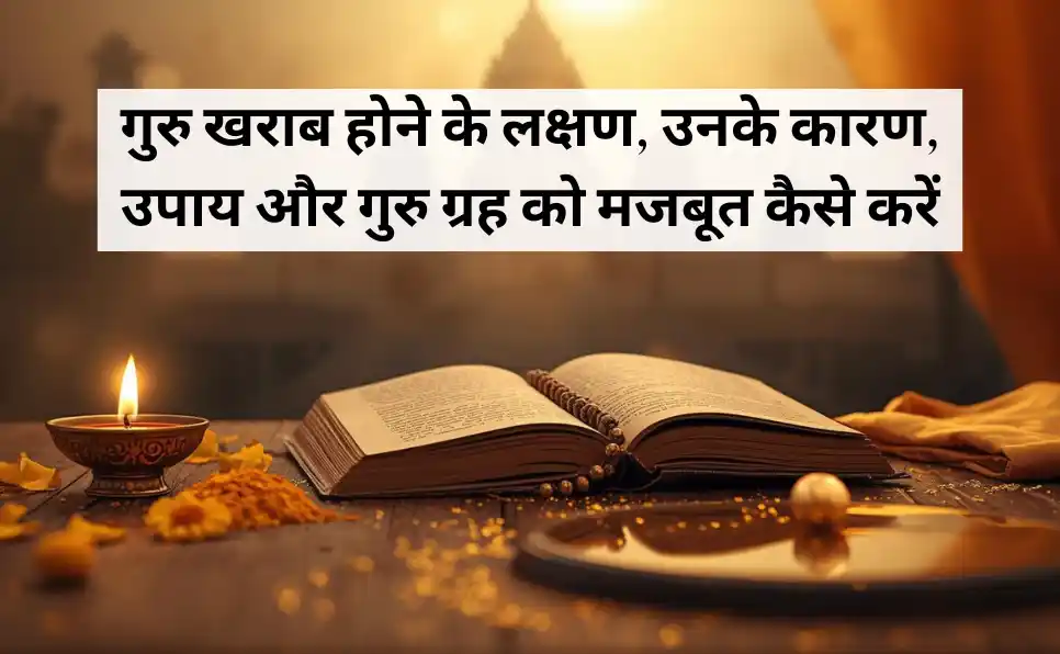 गुरु खराब होने के लक्षण, उनके कारण, उपाय और गुरु ग्रह को मजबूत कैसे करें | Guru Grah Ke Upay