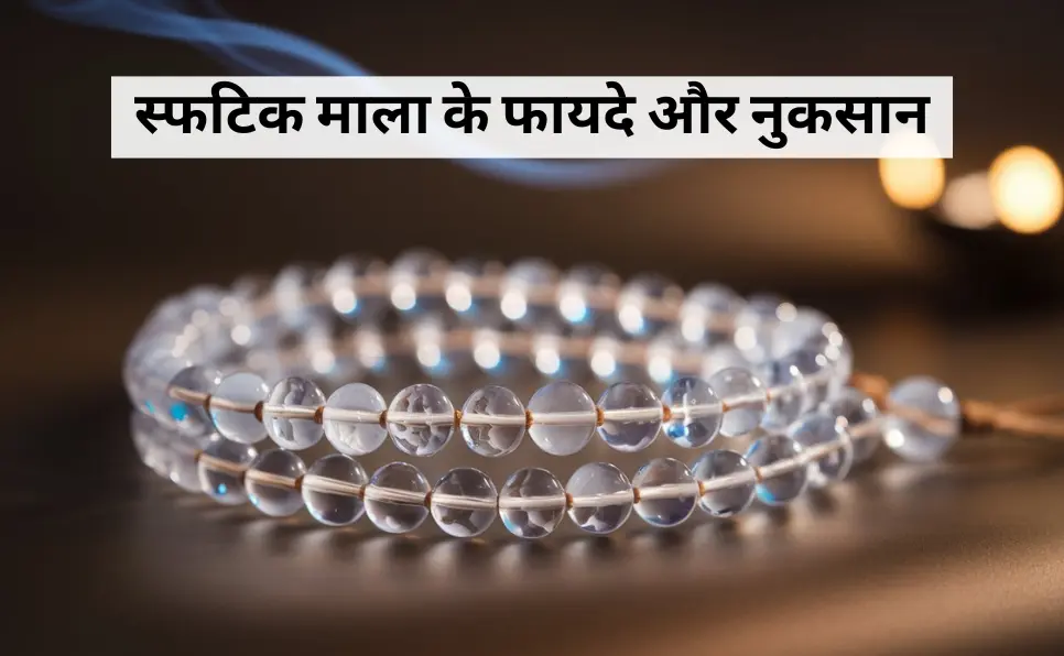 स्फटिक माला के फायदे और नुकसान | Sphatik Mala Benefits in Hindi